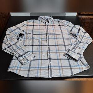 Men's size XL Tall Apt 9 flannel button closure shirt